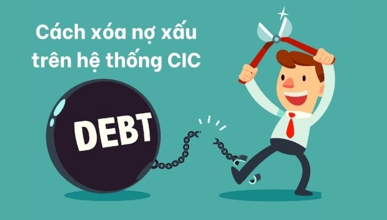 cách xóa nợ xấu tại CIC
