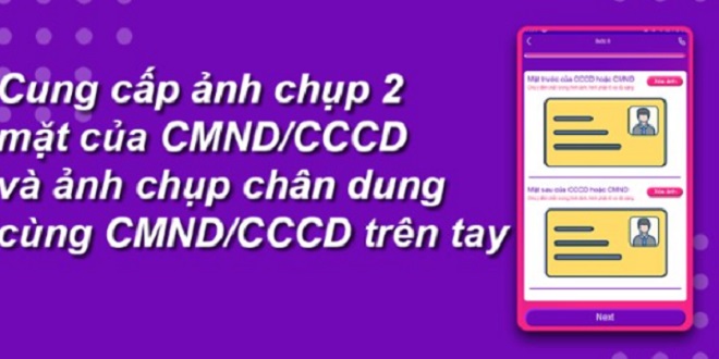 Cung cấp ảnh chụp CMND/CCCD