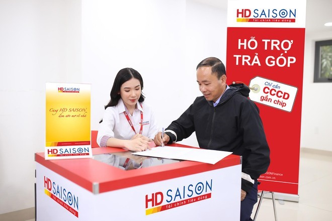 Quy trình vay tiền bằng hợp đồng trả góp HD SaiSon