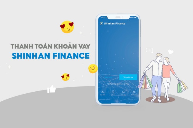 Hướng dẫn thanh toán khoản vay cho Shinhan Finance