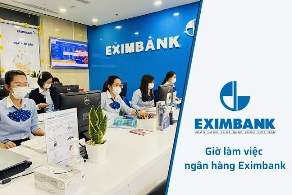 Giờ làm việc Eximbank trên toàn hệ thống