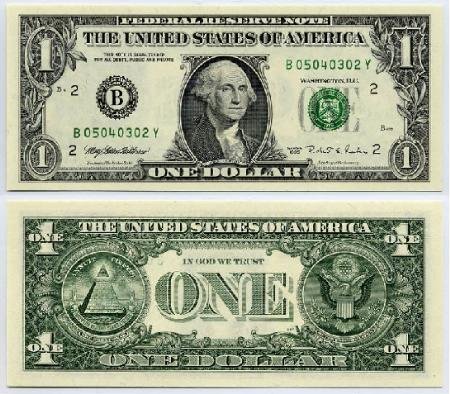 Những thông tin thú vị ít người biết trên tờ tiền 1 Đô la Mỹ