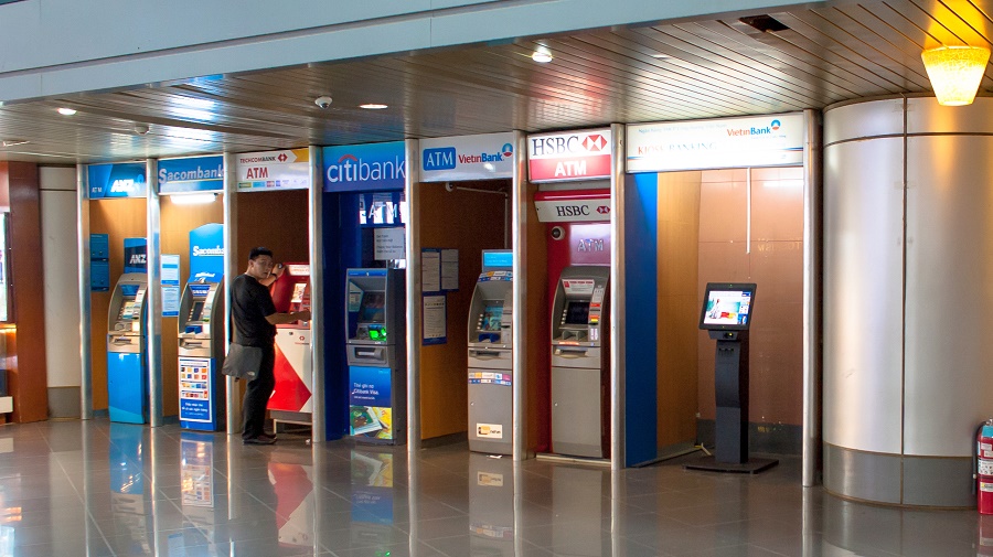 Các khu vực đổi tiền ở Sân bay quốc tế Nội Bài